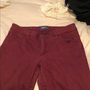 Skinny mid rise jeans